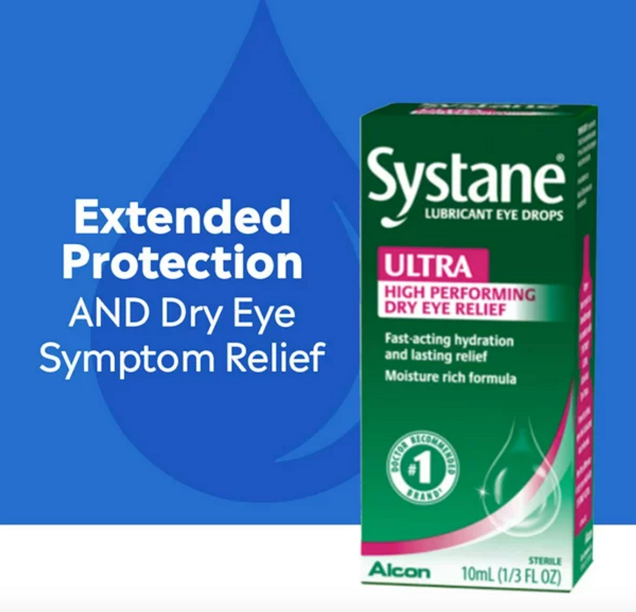 Systane Ultra Dry Eye Care Symptom Relief Eye Drops, Twin Pack - GOODSZON Discount Store