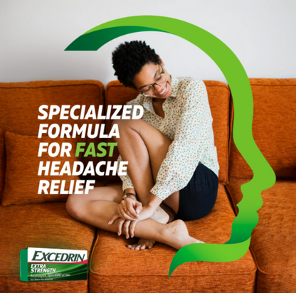 Excedrin Game Over for Headaches Limited Edition Extra Strength Pain Relief Caplets for Headache Relief, Temporarily Relieves Minor Aches and Pains Due to Headache – 200 Count - GOODSZON Discount Store