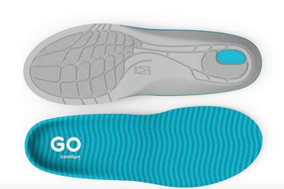 GO Comfort All Day Insole, teal, Large, W: 12+, M: 11.5-14 Regular US - GOODSZON Discount Store