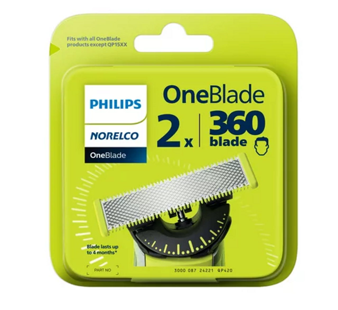Philips Norelco Oneblade 360 Blade Replacement Blade 2 Pack - GOODSZON Discount Store