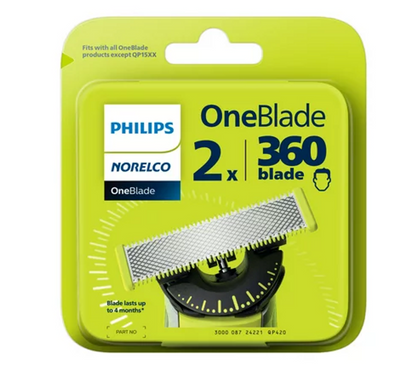 Philips Norelco Oneblade 360 Blade Replacement Blade 2 Pack - GOODSZON Discount Store