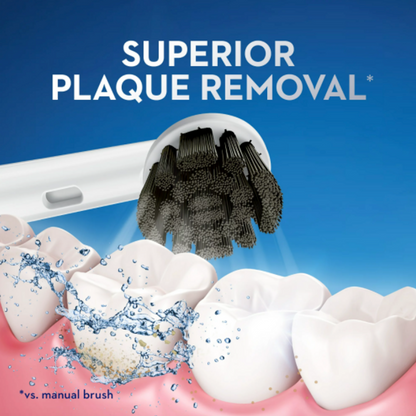 Oral-B Clinical Charcoal Battery Electric Toothbrush, Black - GOODSZON Discount Store