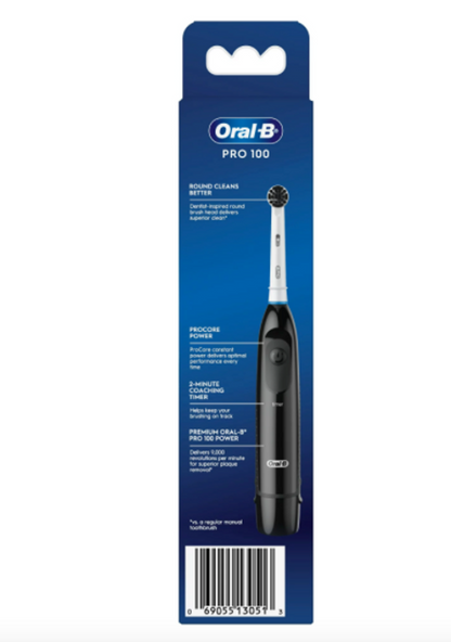 Oral-B Clinical Charcoal Battery Electric Toothbrush, Black - GOODSZON Discount Store