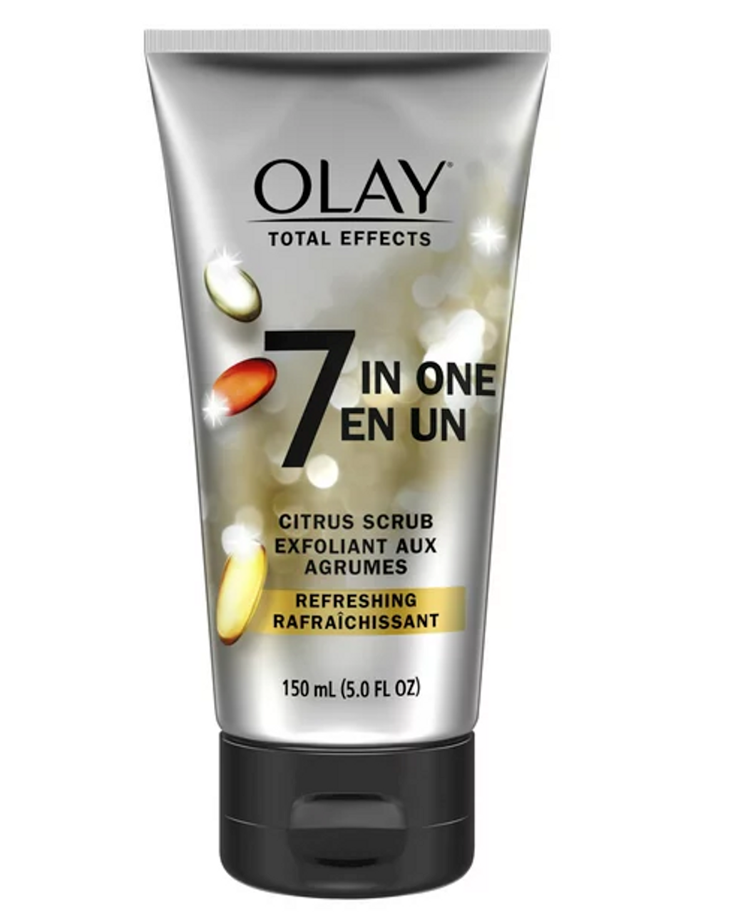 Olay Total Effects Face Wash, 7 in 1 Refreshing Citrus Scrub, 5 fl oz - GOODSZON Discount Store