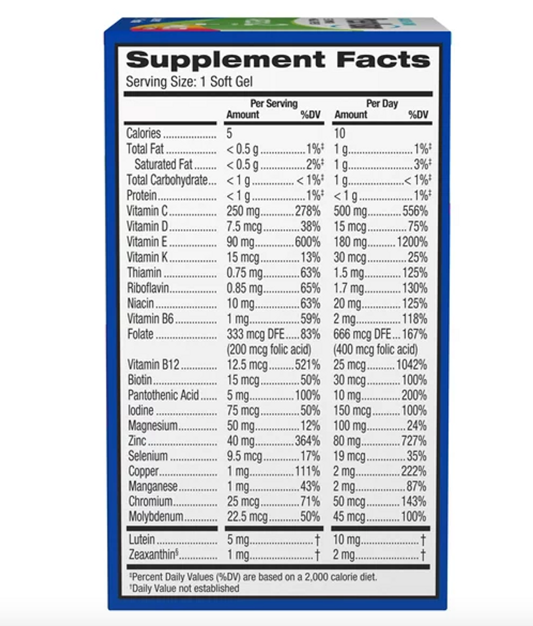 PreserVision AREDS 2 + Multivitamin, 2-in-1 Eye Vitamin, Contains Vitamin C, D, E & Zinc, 100 Softgels - GOODSZON Discount Store