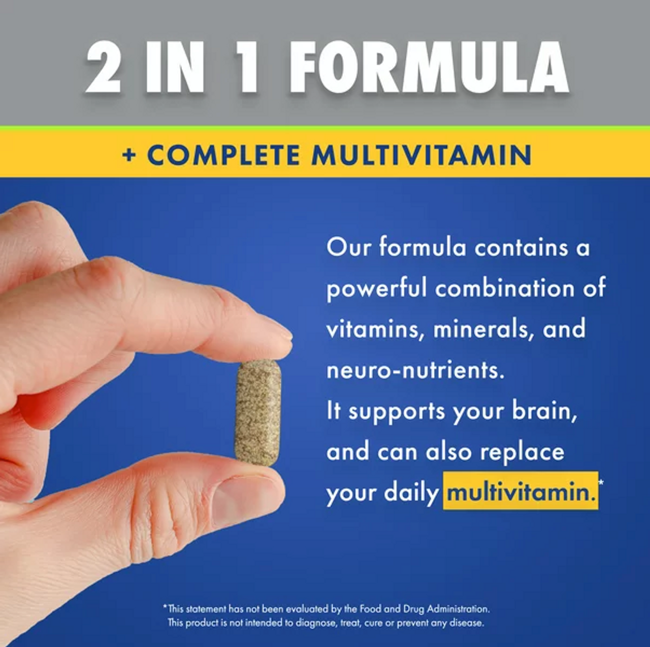 Focus Factor Extra Strength 60ct- Memory, Concentration, Focus Brain Supplement - GOODSZON Discount Store