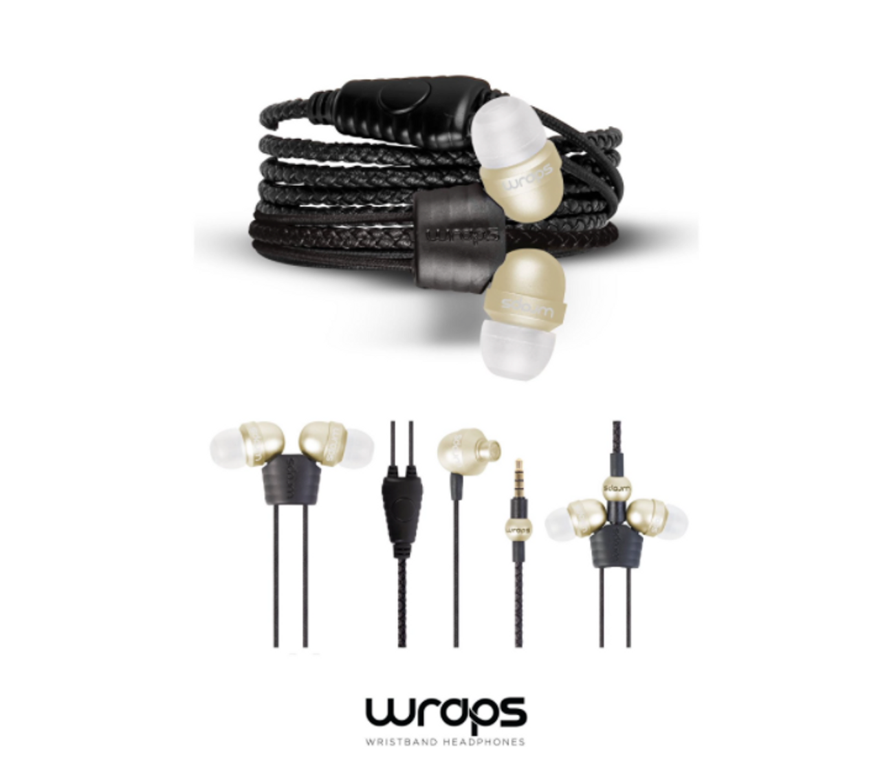 Wraps Core In-Ear Headphones with Microphone - GOODSZON Discount Store