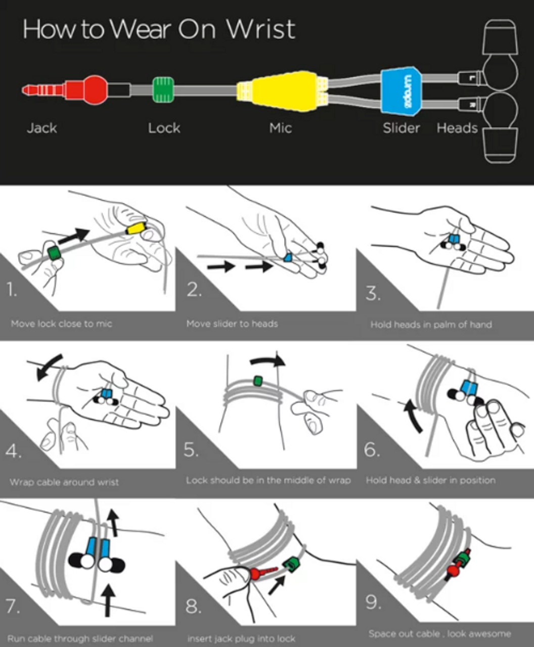 Wraps Core In-Ear Headphones with Microphone - GOODSZON Discount Store