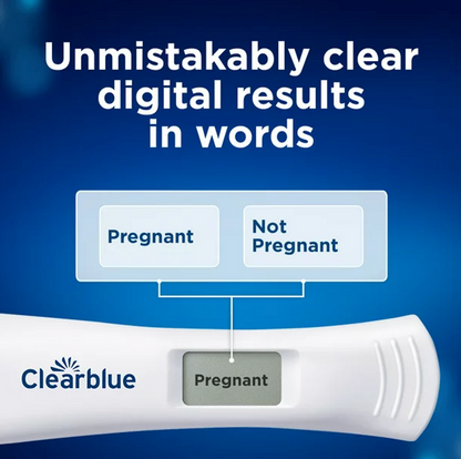 Clearblue Pregnancy Test Combo Pack, 4ct - Digital with Smart Countdown & Rapid Detection - Value Pack - GOODSZON Discount Store