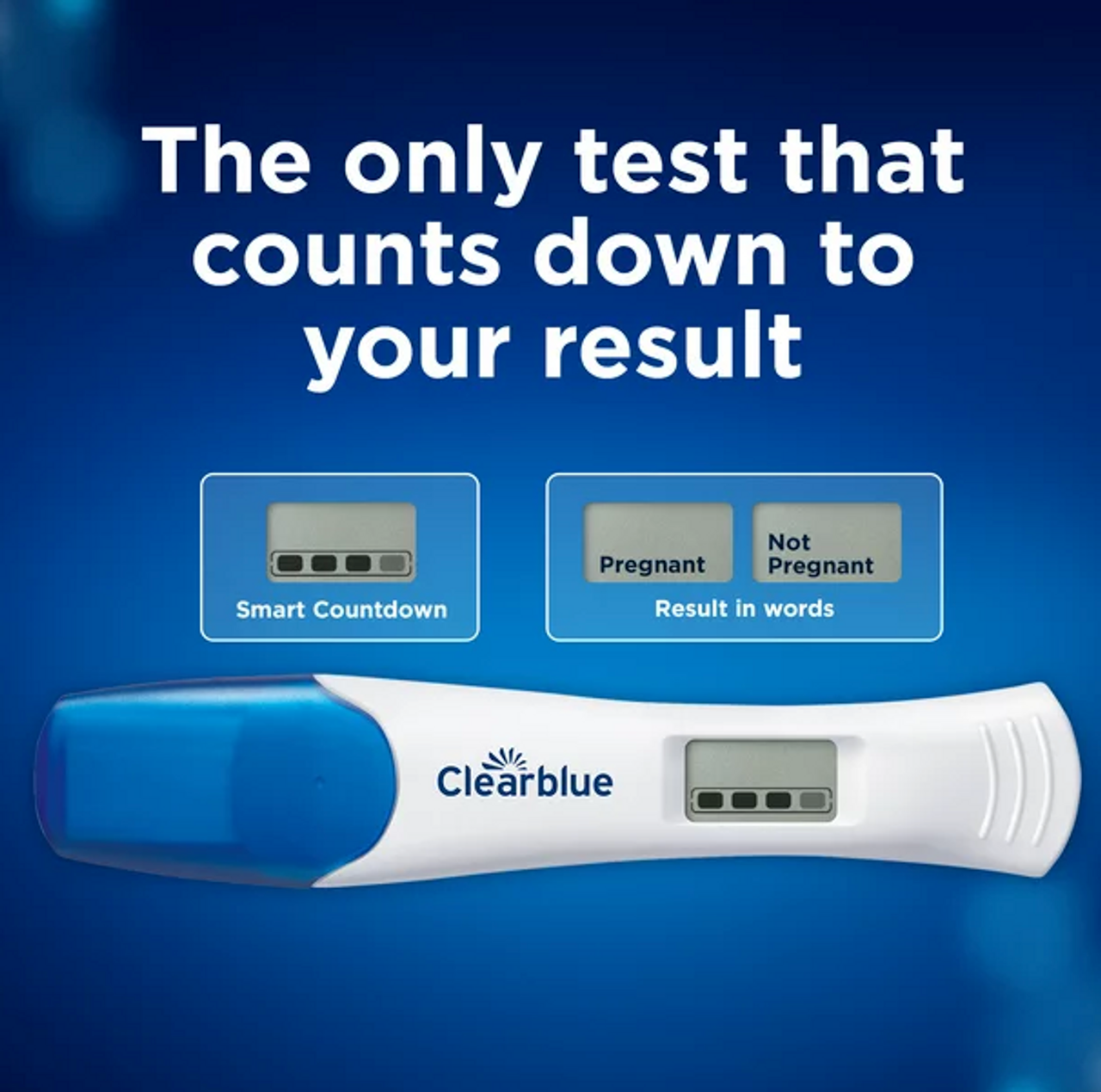 Clearblue Pregnancy Test Combo Pack, 4ct - Digital with Smart Countdown & Rapid Detection - Value Pack - GOODSZON Discount Store