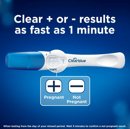 Clearblue Pregnancy Test Combo Pack, 4ct - Digital with Smart Countdown & Rapid Detection - Value Pack - GOODSZON Discount Store