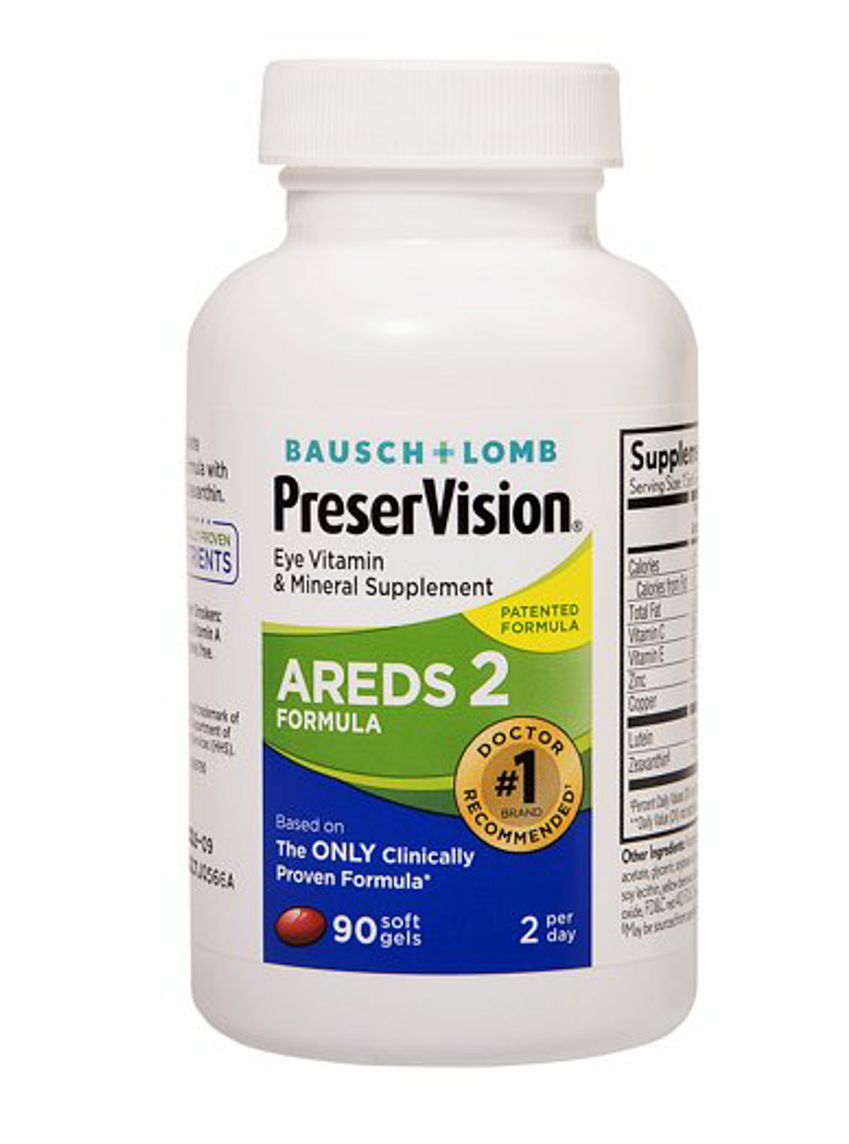 Bausch + Lomb PreserVision Eye Vitamin & Mineral Supplement AREDS 2 Formula - 90 CT - GOODSZON Discount Store