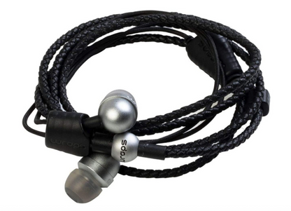 Wraps Wearable Braided Wristband Headphone Earbuds Core Silver - GOODSZON Discount Store