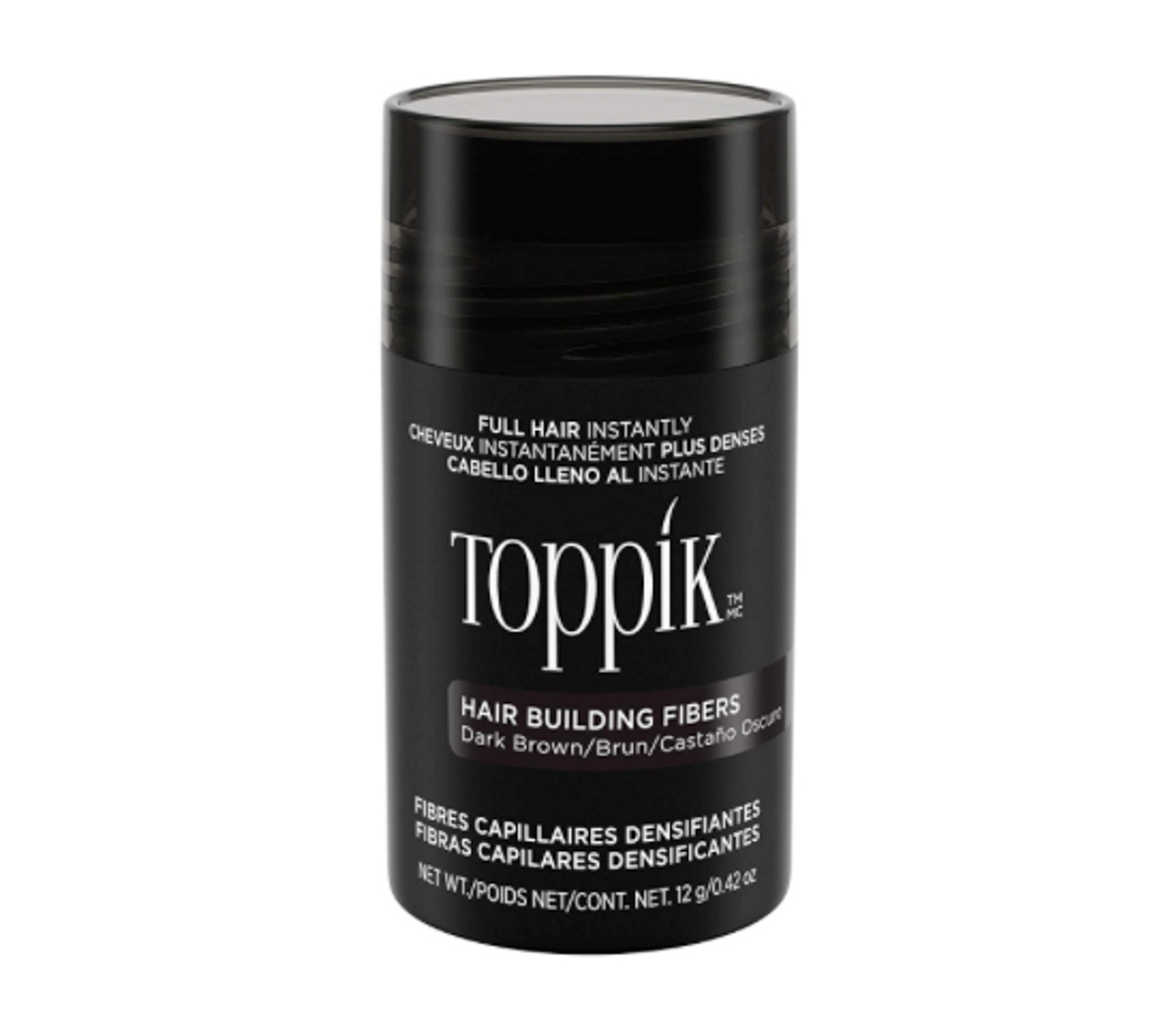 Toppik Hair Building Fibers, Dark Brown 12g Pack of 2 - GOODSZON Discount Store