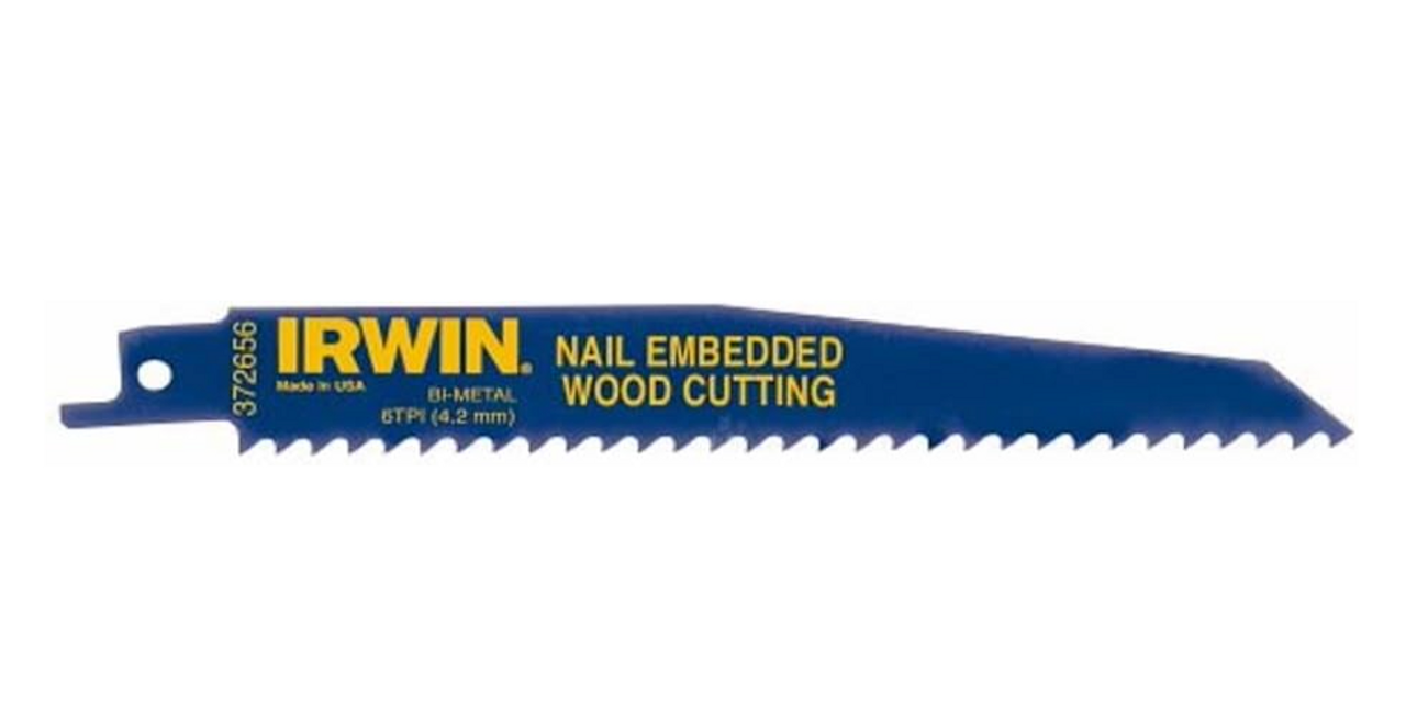 IRWIN 6" 6 TPI Nail-Embedded Wood Saw Blades 372656 Pack of 5 - GOODSZON Discount Store