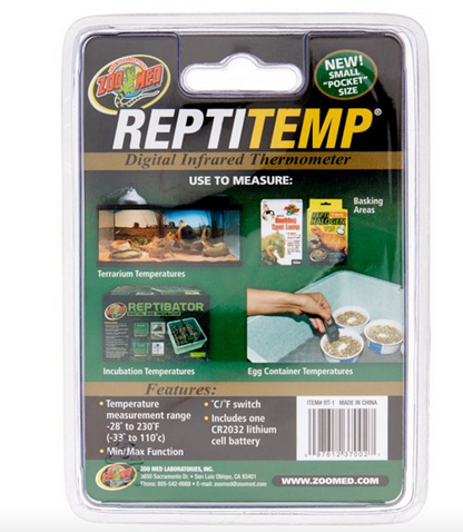 Zoo Med ReptiTemp Digital Infrared Thermometer - GOODSZON Discount Store