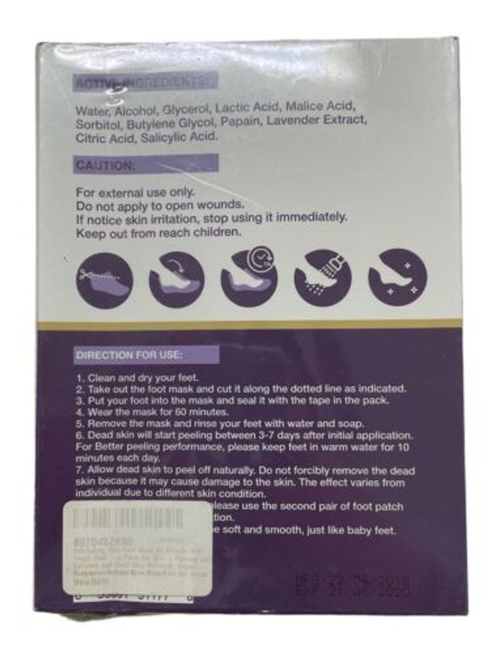 4 Pairs Foot Exfoliating Peeling Mask - GOODSZON Discount Store