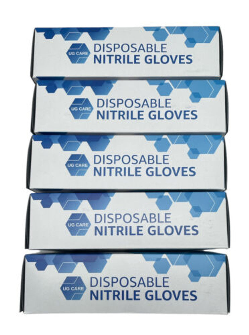 UG Care Disposable Nitrile Gloves Medium 500 pc - GOODSZON Discount Store