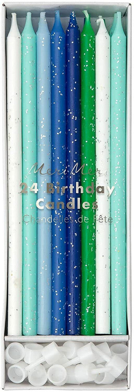 Meri Meri Birthday Candles, 24 Candles Pack of 2 - GOODSZON Discount Store