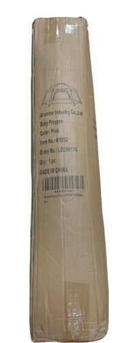 Alvantor Playpen Space Canopy Fence Pin 6 Panel Pop Up Foldable & Portable Pink - GOODSZON Discount Store