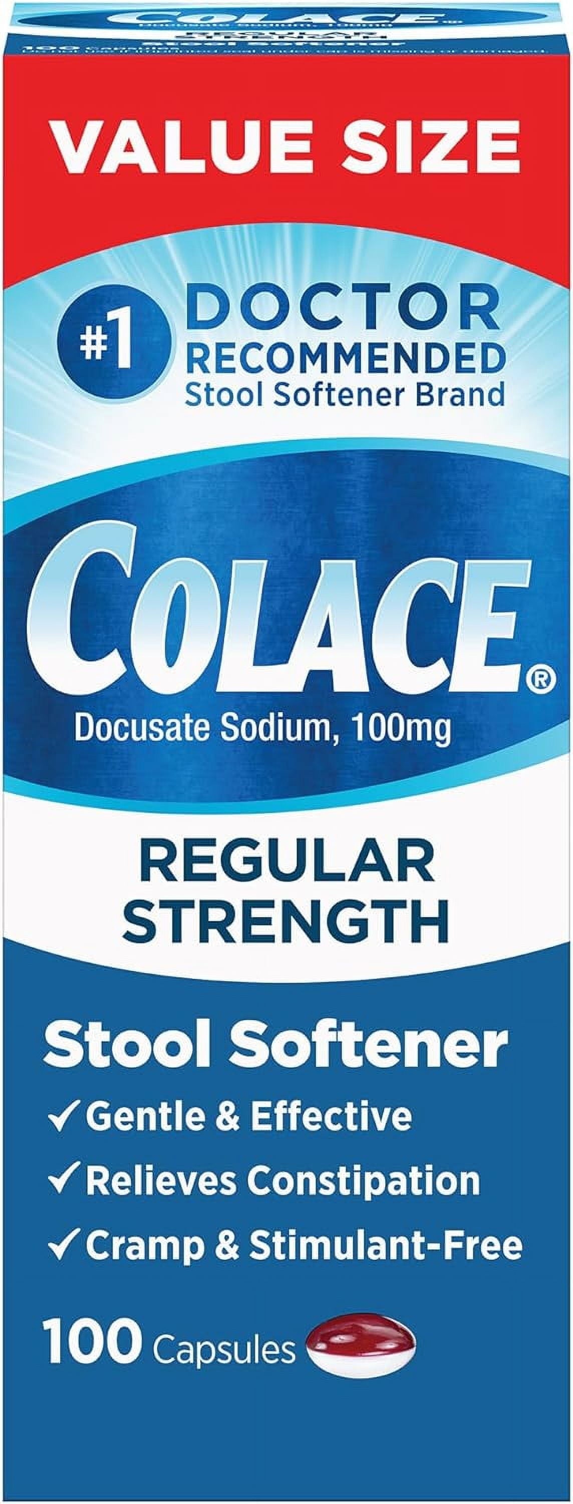 Colace® Regular Strength Capsules 100ct - GOODSZON Discount Store