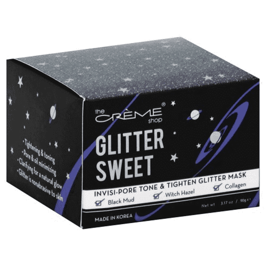 The Creme Shop Glitter Sweet - Invisi-Pore Tone & Tighten Glitter Mask - 3.17 oz. - GOODSZON Discount Store