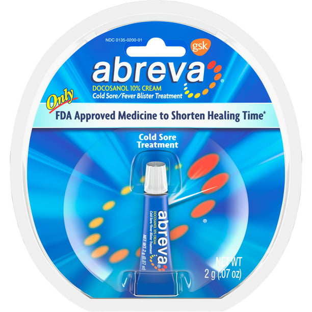 Abreva Docosanol 10% Fever Blister and Cold Sore Treatment, 0.07 Oz Exp 2024 - GOODSZON Discount Store
