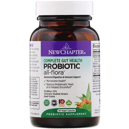 New Chapter Probiotic All-Flora 60 Vegan Capsules - GOODSZON Discount Store
