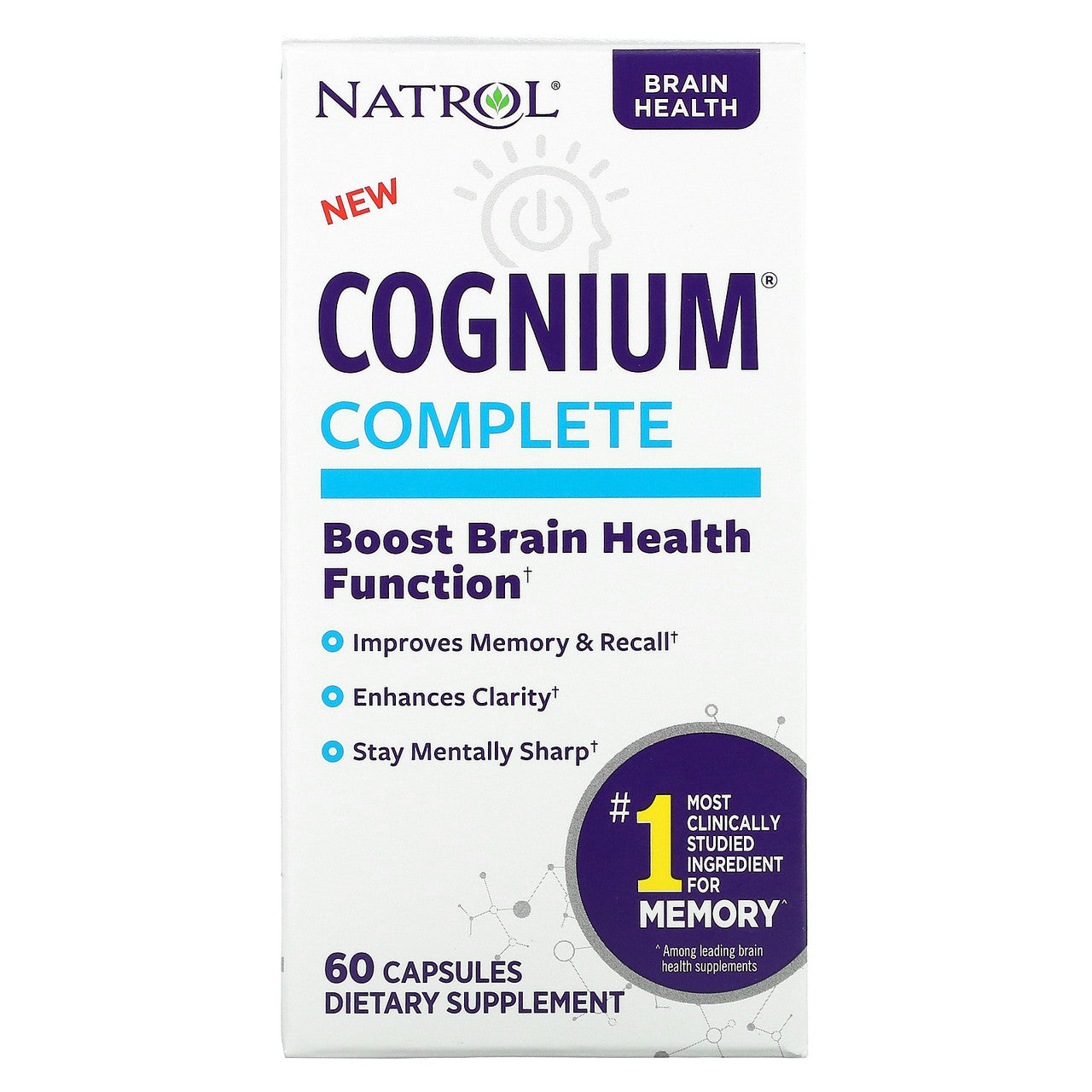 Cognium Complete, 60 Capsules, Natrol - GOODSZON Discount Store