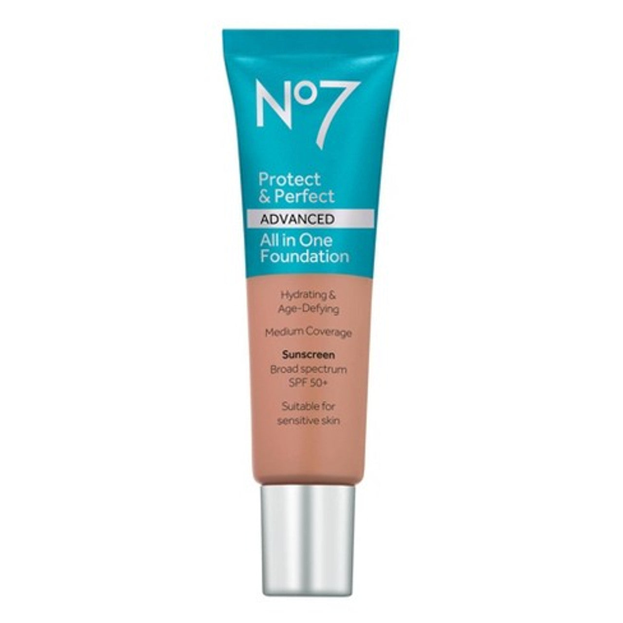 No7 Protect & Perfect Advanced All in One Foundation - Chestnut- 1 fl oz - GOODSZON Discount Store