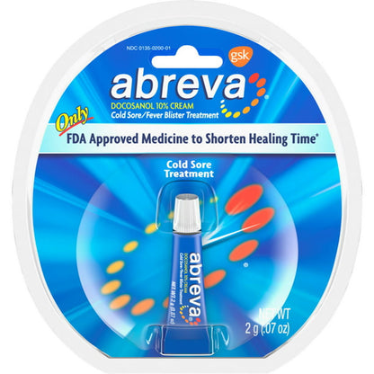 Abreva Docosanol 10% Fever Blister and Cold Sore Treatment, 0.07 Oz Exp 2024 - GOODSZON Discount Store