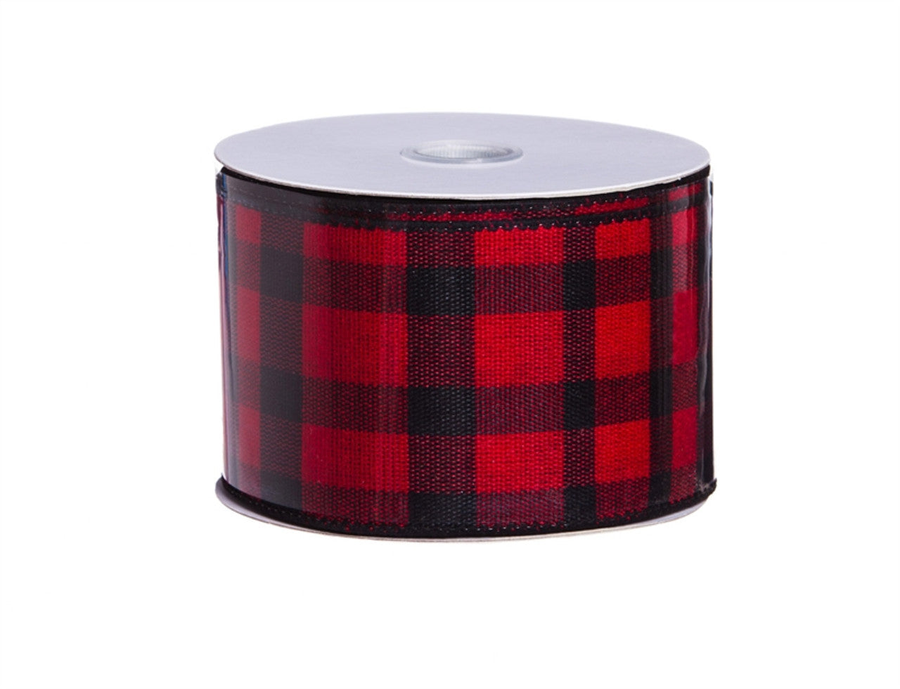 Evergreen Buffalo Plaid Tree Holiday Multi-color Polyester Ribbon, 360" x 2.5" - GOODSZON Discount Store