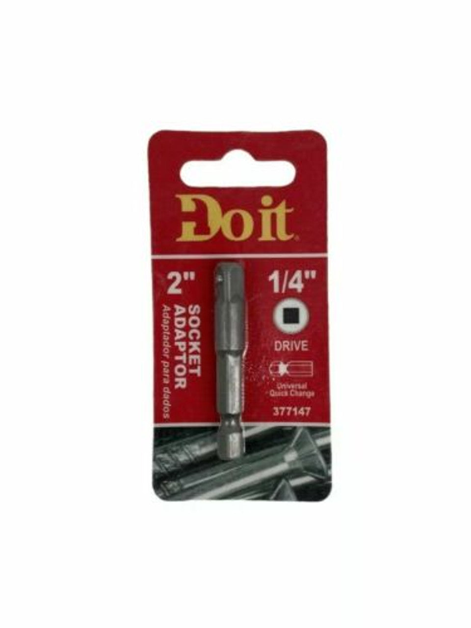 Do it #377147 1/4" 2" Socket Adaptor (Pack of 4)