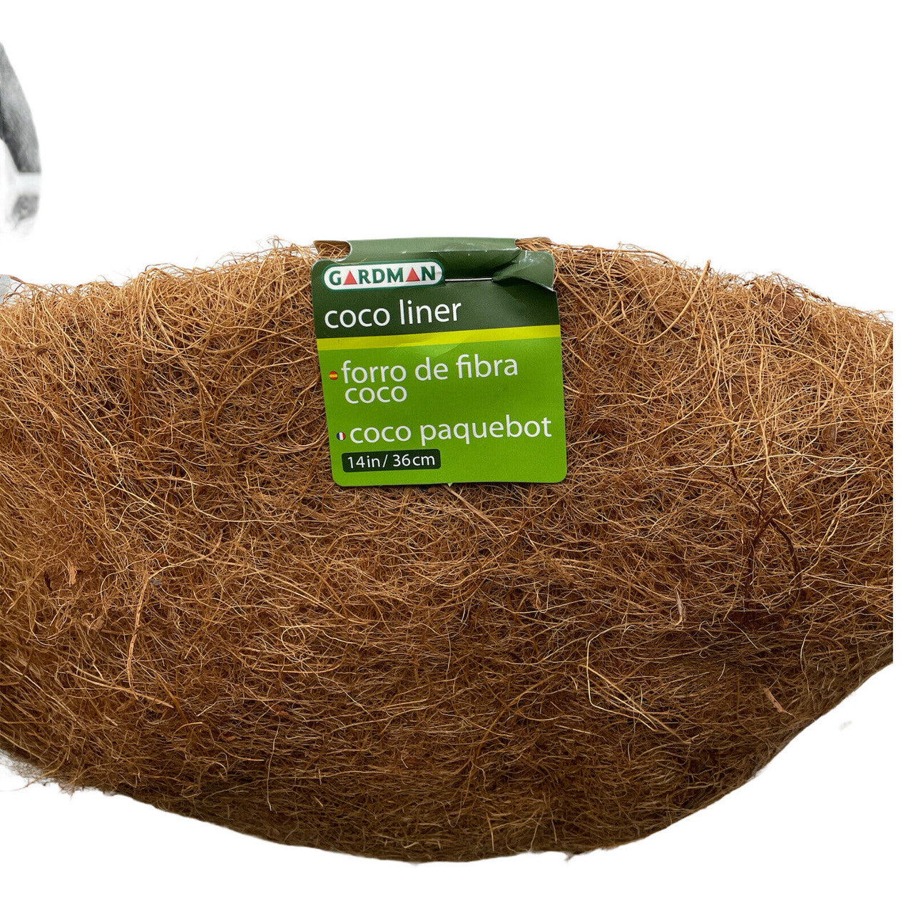 Gardman 14" Coco Liner Molded round hanging basket replacement fiber - GOODSZON Discount Store