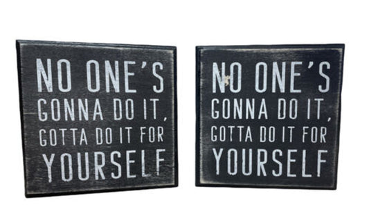 Break the chain limited Motivational Wall Art Rustic Decor Sign Pack of 2 - GOODSZON Discount Store