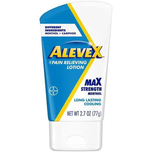 AleveX Pain Relieving Lotion, Pain Reliever, 2.7oz Exp 12/2024 - GOODSZON Discount Store