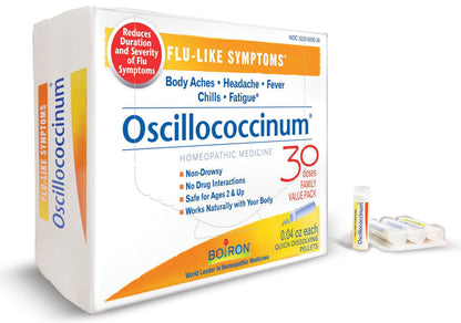 Boiron Oscillococcinum Homeopathic Medicine for Flu-Like Symptoms, 30 Doses - GOODSZON Discount Store