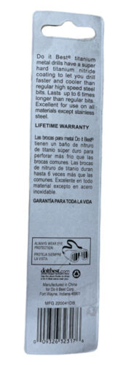 Do it Titanium Drill Bit 5/64" 2 pk (Pack of 4) - GOODSZON Discount Store
