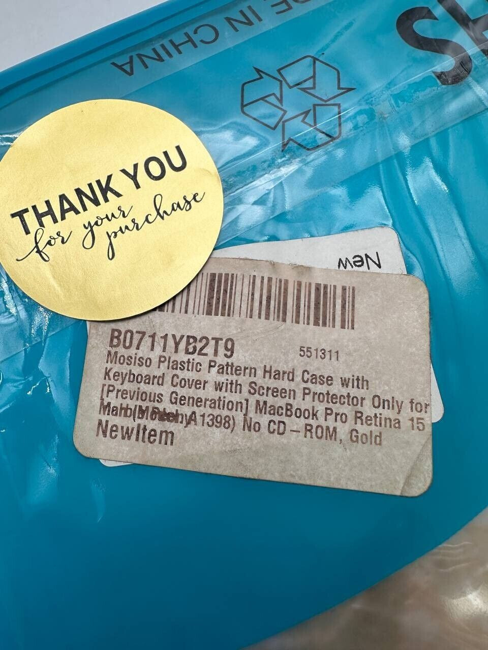 MOSISO Hard Shell Case & Keyboard Cover & Protector MacBook Pro Retina 15 Inch - GOODSZON Discount Store