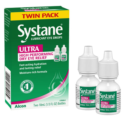 Systane Ultra Dry Eye Care Symptom Relief Eye Drops, Twin Pack - GOODSZON Discount Store