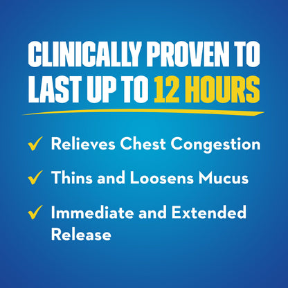 Mucinex 12 Hr Chest Congestion Expectorant, Tablets, 68ct - GOODSZON Discount Store