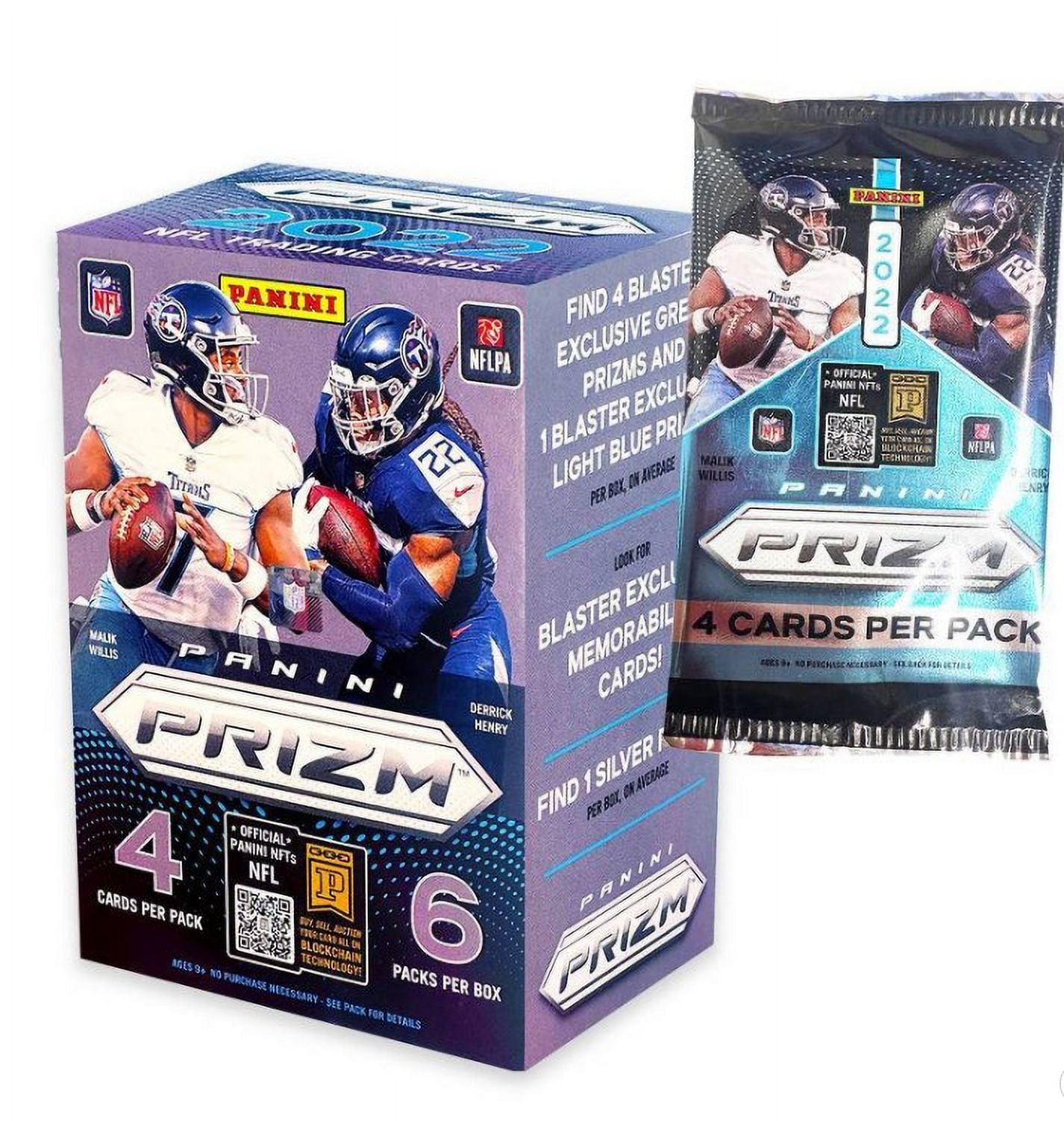2022 Panini NFL Prizm Football Trading Card Blaster Box - GOODSZON Discount Store