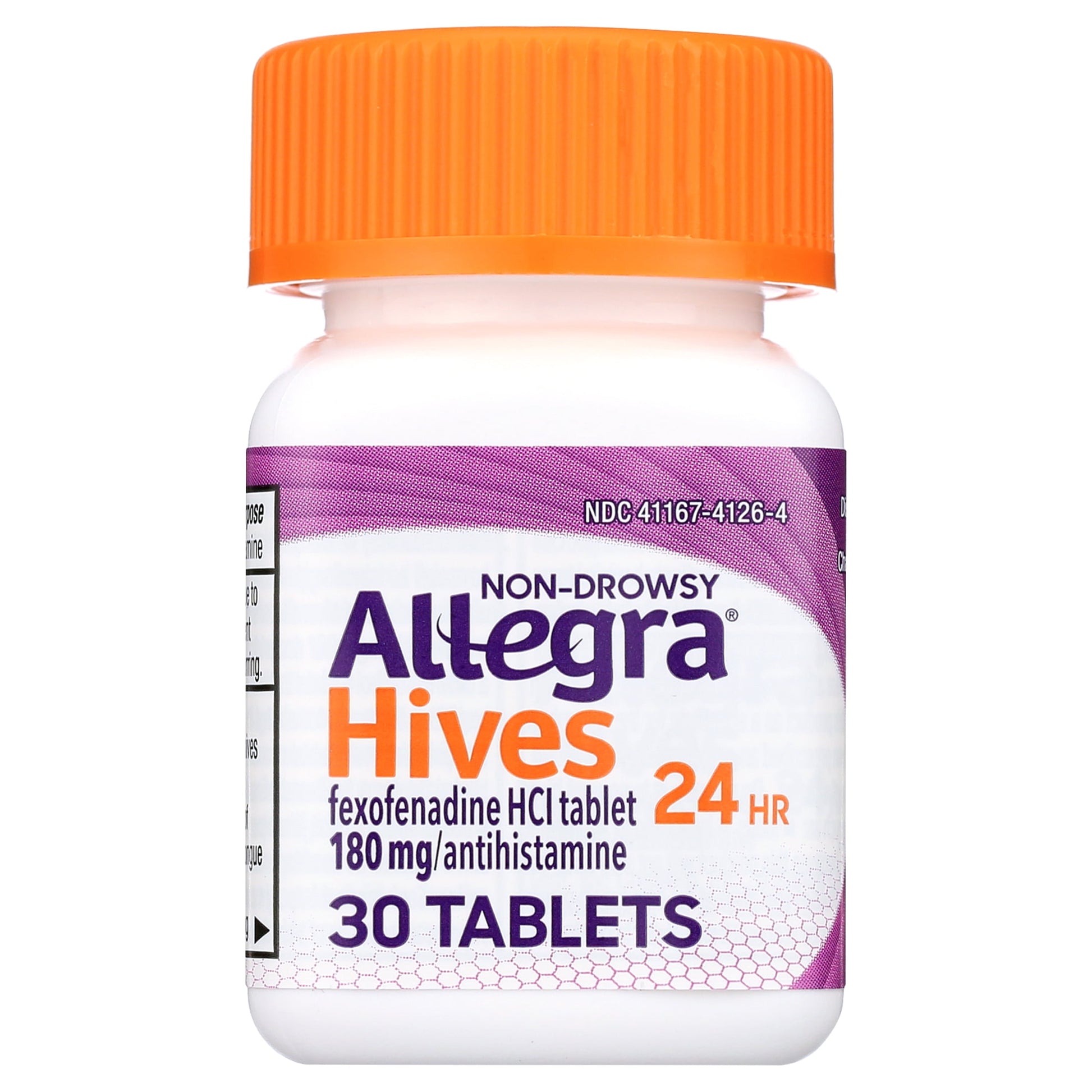 Allegra Hives 24 Hour Non-Drowsy Antihistamine Medicine Tablets for Adult Hive and Itch Allergy Relief, Fexofenadine, 180 mg, 30 Pills - GOODSZON Discount Store