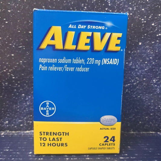 Aleve Pain Reliever/Fever Reducer Caplets, 24 ea (Pack of 6) - GOODSZON Discount Store