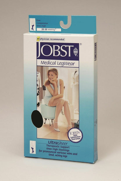 JOBST ULTRASHEER KNEE 15-20 CLOSED TOE CLASSIC BLACK MD - GOODSZON Discount Store