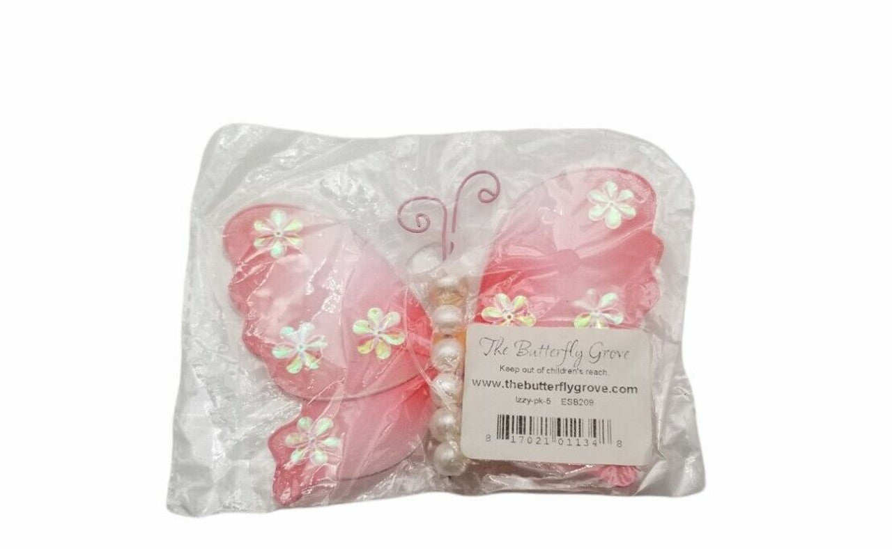 The Butterfly Grove Isabella Butterfly Decoration Small 5"x4" Pink 3 pc - GOODSZON Discount Store