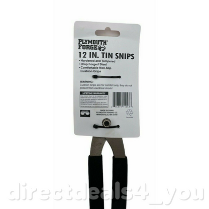 Plymouth Forge Tin Snips 12 in Pack of 4 - GOODSZON Discount Store