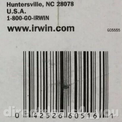 Irwin High Speed Steel 1/4" Drill Bit 60516 Pack of 5 - GOODSZON Discount Store