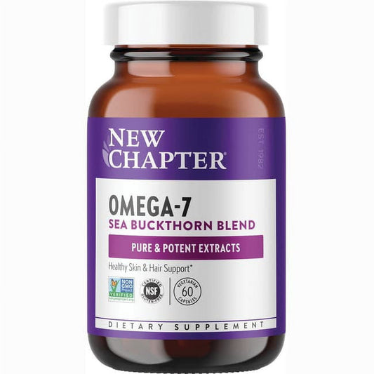 New Chapter Supercritical Omega-7 Vegetarian Capsules, 465 Mg, 60 Ct - GOODSZON Discount Store
