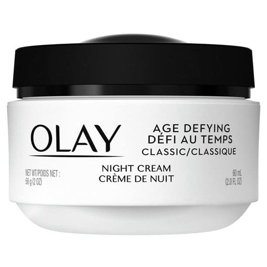 Olay Age Defying Classic Night Cream, Face Moisturizer, 2 oz - GOODSZON Discount Store